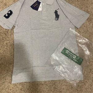 Polo by Ralph Lauren Kids Light Gray Polo Shirt